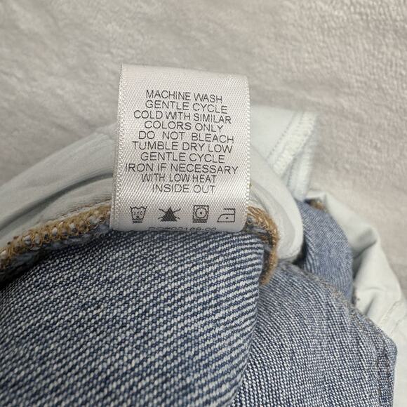 EVEREVE Ever Vintage Barrel Wide Leg Jeans Midwash Blue Women’s Size 27 - Picture 12 of 16